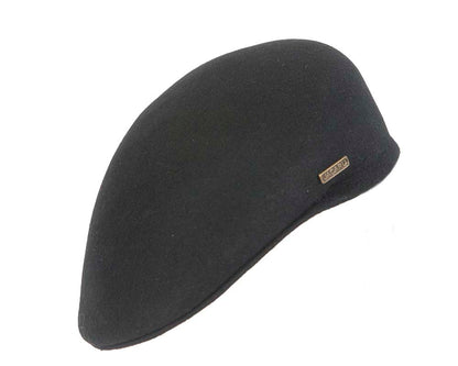 Black Australian Felt Ascot Hat by Jacaru-1