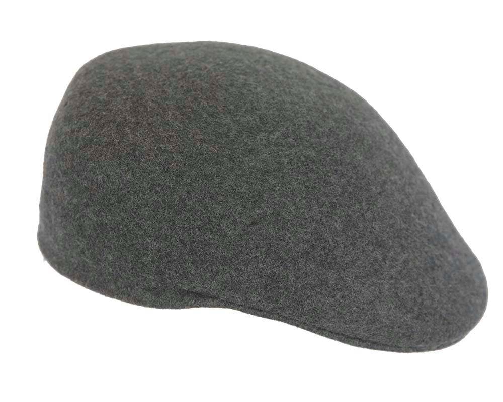 Dark Grey Australian Felt Ascot Hat by Jacaru-2