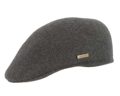Dark Grey Australian Felt Ascot Hat by Jacaru-1