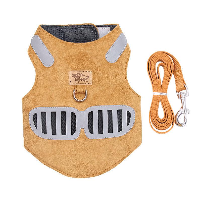 Soft And Breathable Reflective Cat Harness With Traction Rope