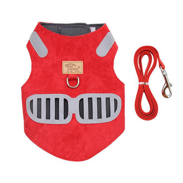 Soft And Breathable Reflective Cat Harness With Traction Rope