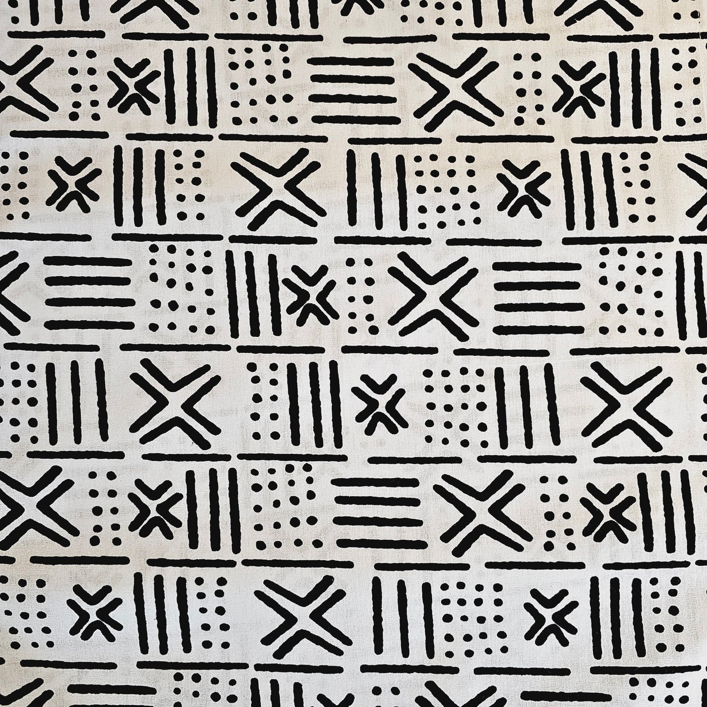 Handmade Table Runner 160x35cm | 180x35 | 200x35cm | African Print "Mudcloth" Bogolan Inspired Print Made from 100% African Print Fabric