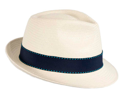 Ecuadorian Panama Cuenca Hat Trilby Fedora Short Brim-2