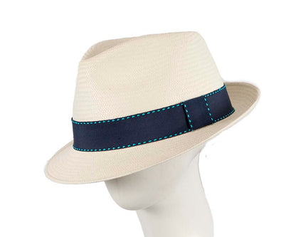Ecuadorian Panama Cuenca Hat Trilby Fedora Short Brim-0