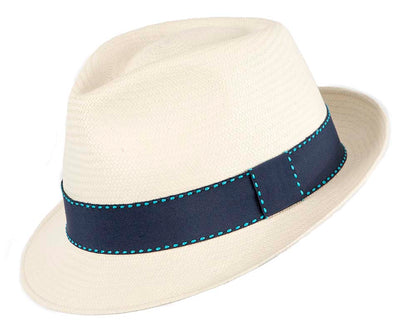 Ecuadorian Panama Cuenca Hat Trilby Fedora Short Brim-1
