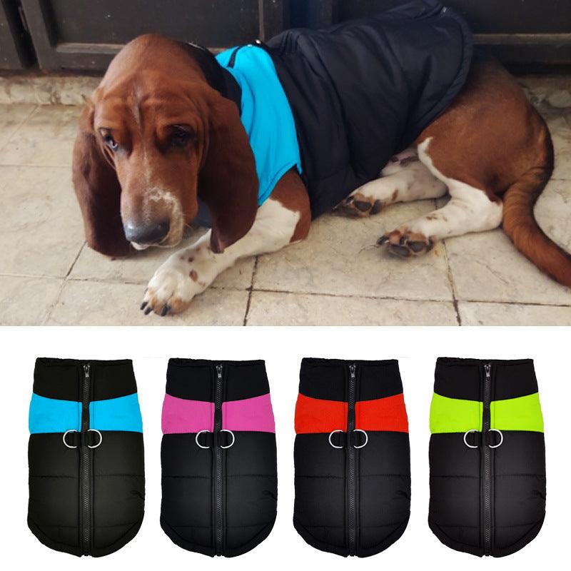 Warm And Stylish Cotton Pet Vest - Perfect For Autumn And Winter Adventures