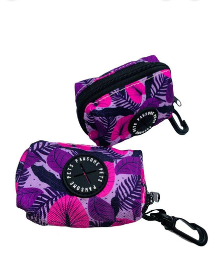 WASTE BAG HOLDER- HAWAII PURPLE FLORAL