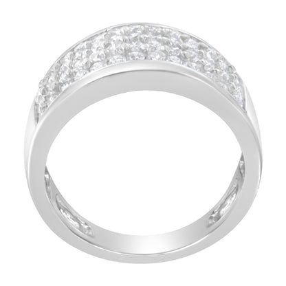 14K White Gold Round Cut Diamond Ring (1.0 Cttw, H-I Color, SI2-I1 Clarity)-2