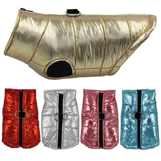 Waterproof Cotton Dog Vest - Stylish And Functional Pet Jacket-0