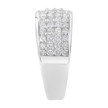 14K White Gold Round Cut Diamond Ring (1.0 Cttw, H-I Color, SI2-I1 Clarity)-3