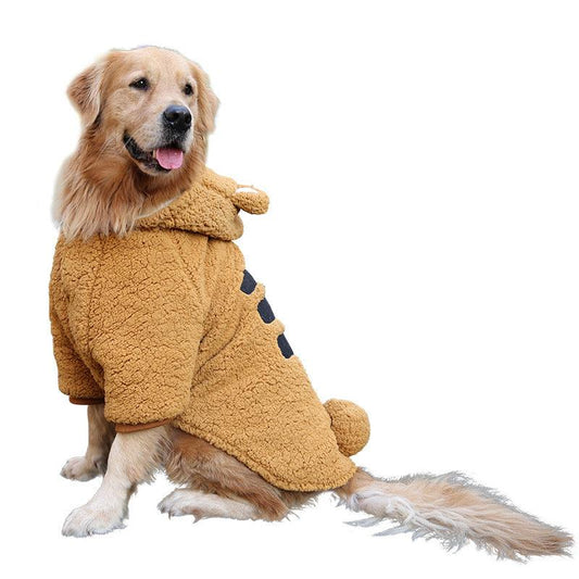 Thickened Pet Autumn And Winter Clothing For Medium And Large Dogs-0