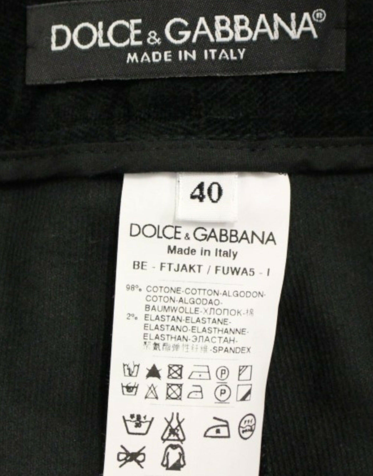Dolce & Gabbana Dark green cotton shorts pants