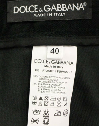 Dolce & Gabbana Dark green cotton shorts pants