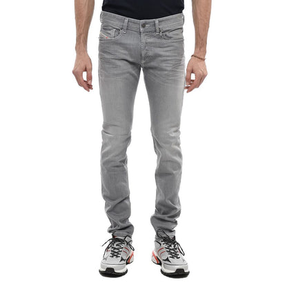 Diesel Gray Cotton Jeans Denim