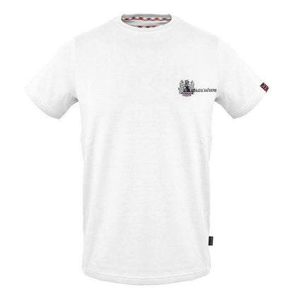 Aquascutum White Cotton Men's T-Shirt