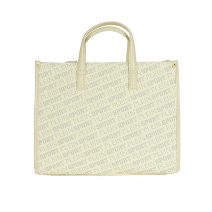 Plein Sport White Polyamide Women Shoulder Bag