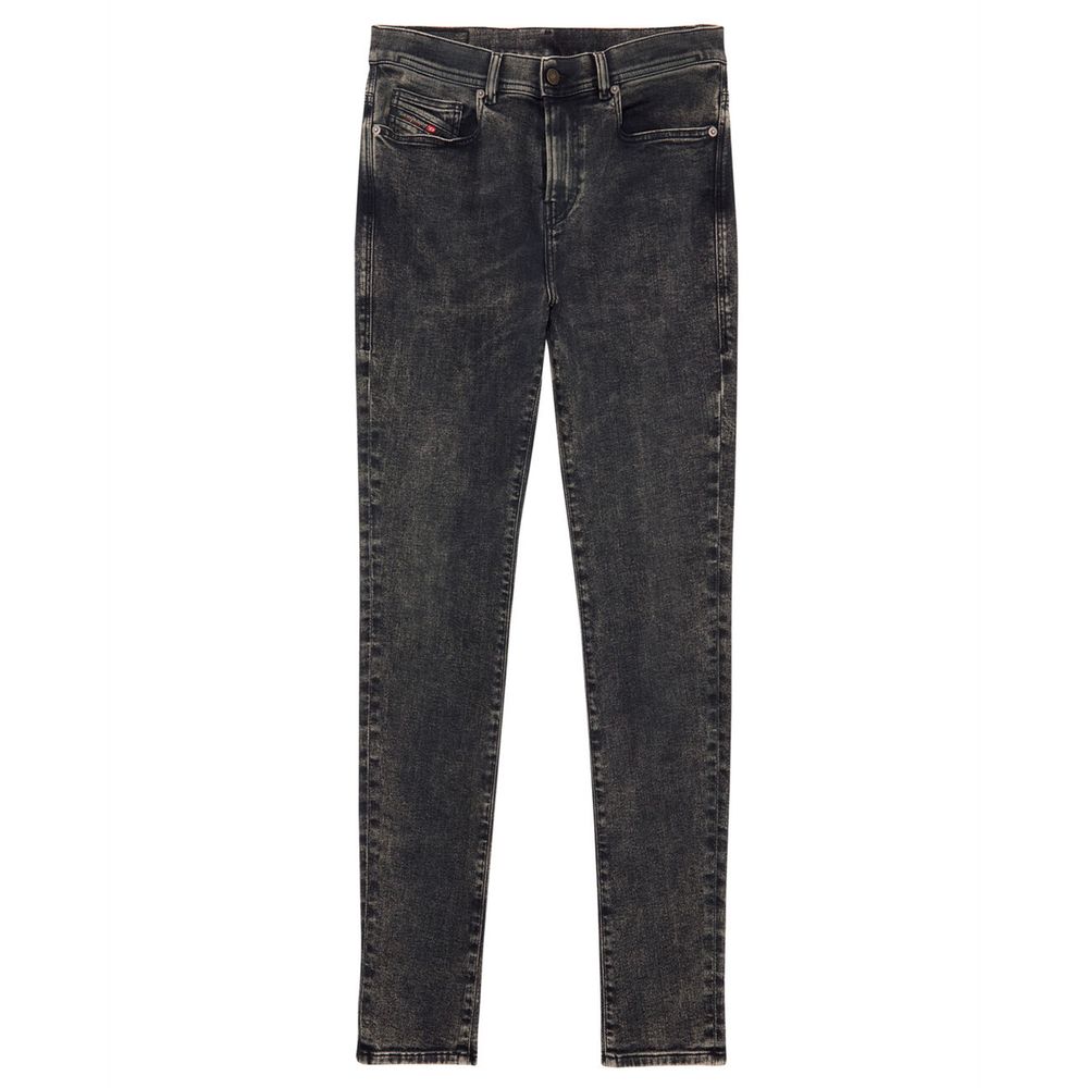 Diesel Black Cotton Jeans Denim