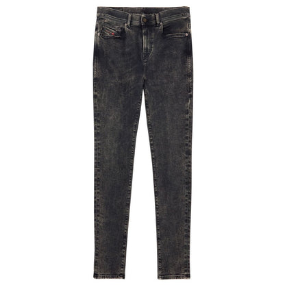 Diesel Black Cotton Jeans Denim