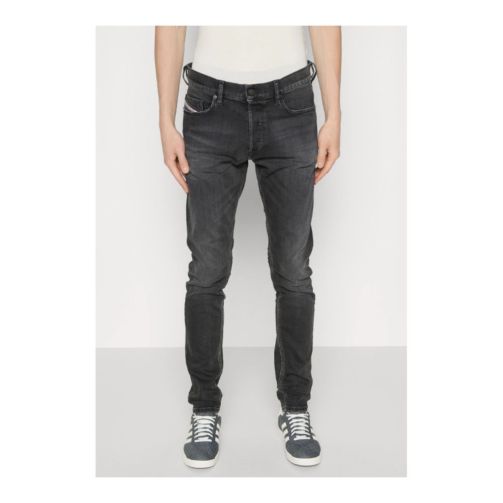 Diesel Black Cotton Jeans Denim