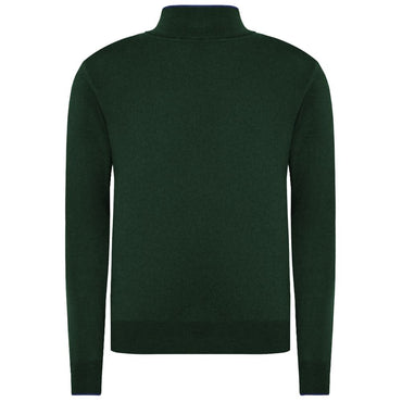 La Martina Green Wool Men Sweater