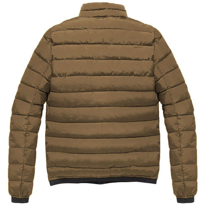 Refrigiwear Brown Nylon Men Jacket