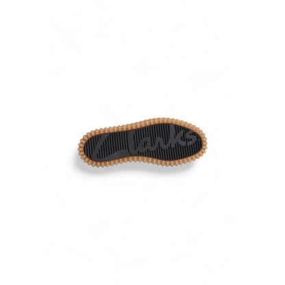 Clarks Black Suede Leather Flat Shoe