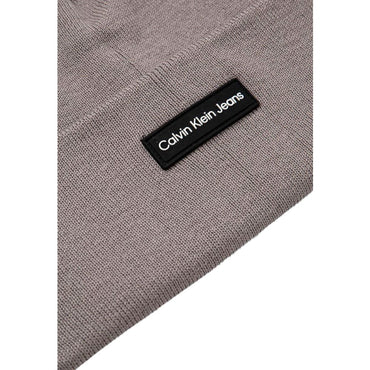 Calvin Klein Jeans Gray Recycled Polyester Caps Baseball Hat