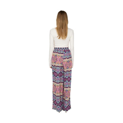 Only Multicolor Recycled Polyester Casual Pants