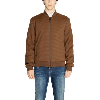 Antony Morato Brown Polyester Jackets & Coat