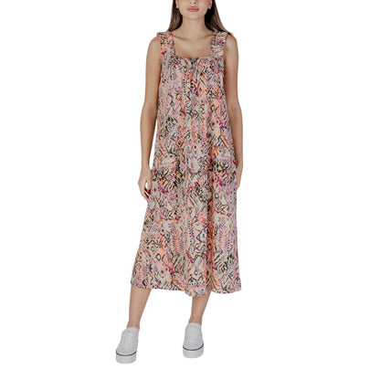 B.Young Multicolor Cotton Long