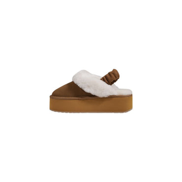 EMU Australia Beige Suede Leather Flat Shoe