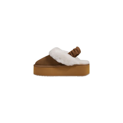 EMU Australia Beige Suede Leather Flat Shoe