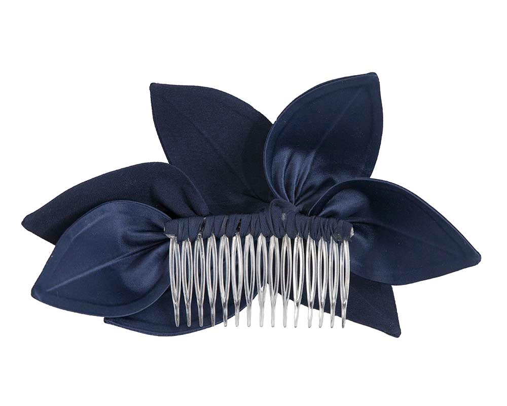 Navy Fascinator comb for Mother of the Bride special occasions 4786DN