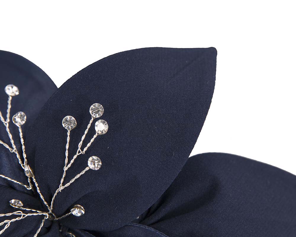 Navy Fascinator comb for Mother of the Bride special occasions 4786DN