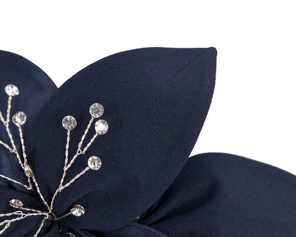 Navy Fascinator comb for Mother of the Bride special occasions 4786DN