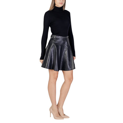 Morgan De Toi Black Viscose Midi Dress