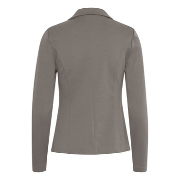 ICHI Gray Polyester Suits & Blazer