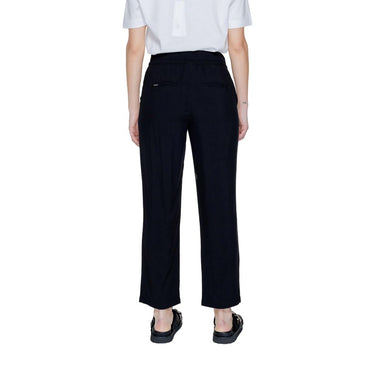 Street One Black Viscose Casual Pants