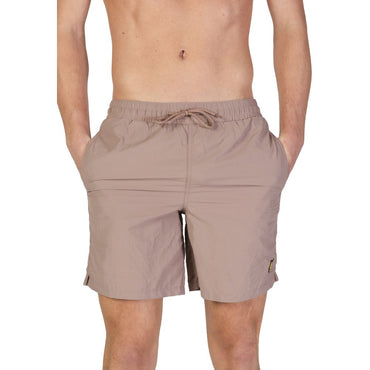 Lyle & Scott Beige Nylon Swim Short