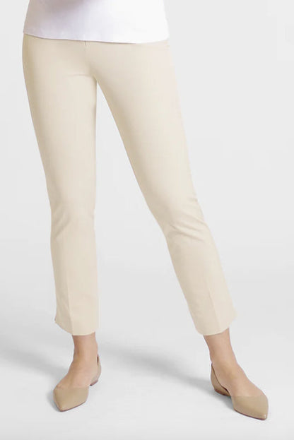 Peace of Cloth Mid Waist Zip Hook & Eye Closure Twill Pant