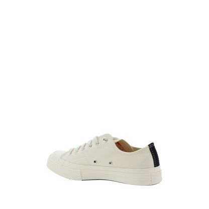 Comme Des Garçons Play x Converse White Rubber Low Top Sneakers