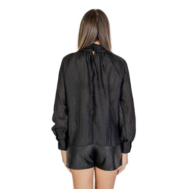 Jacqueline De Yong Black Polyester Blouse