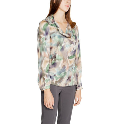 Rinascimento Bicolor Polyester Blouse