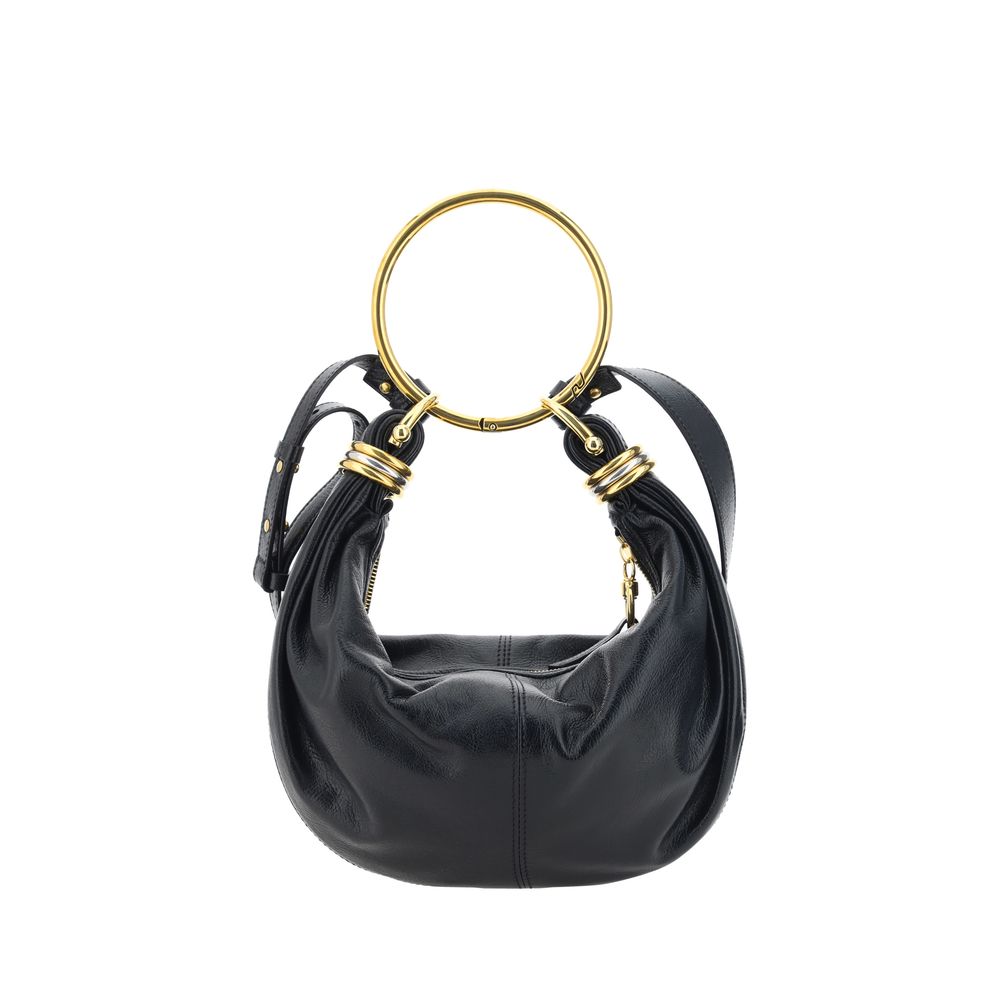 Chloé Black Calf Leather Bos Taurus Handbag