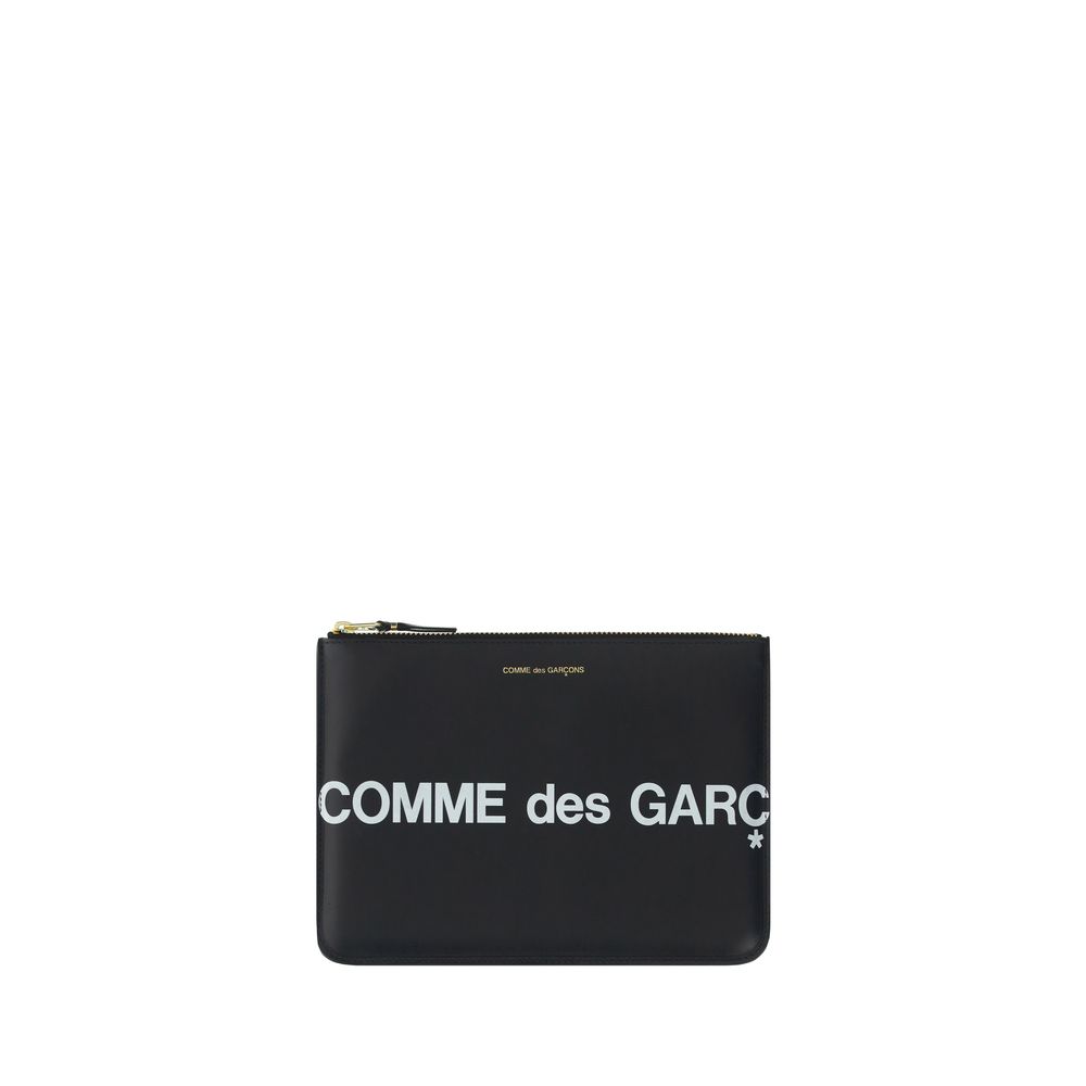 Comme Des Garçons Black Calf Leather Bos Taurus Wallet