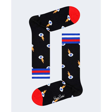 Happy Socks Black Cotton Tights & Sock