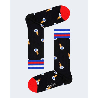 Happy Socks Black Cotton Tights & Sock