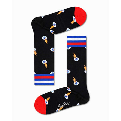 Happy Socks Black Cotton Tights & Sock