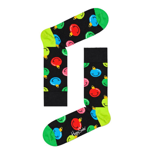 Happy Socks Black Cotton Tights & Sock