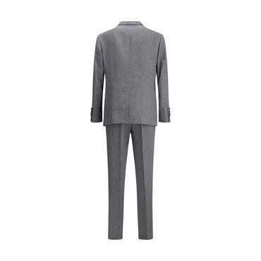 Brunello Cucinelli Gray Linen Two-Piece Suit